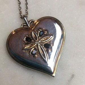 BGE 925 Heart Pendant Necklace